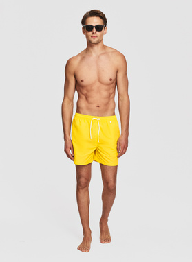 Żółte szorty kąpielowe męskie