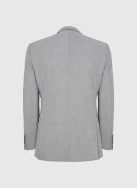 Szara marynarka garniturowa