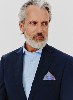 Klasyczna marynarka męska w kolorze granatowym