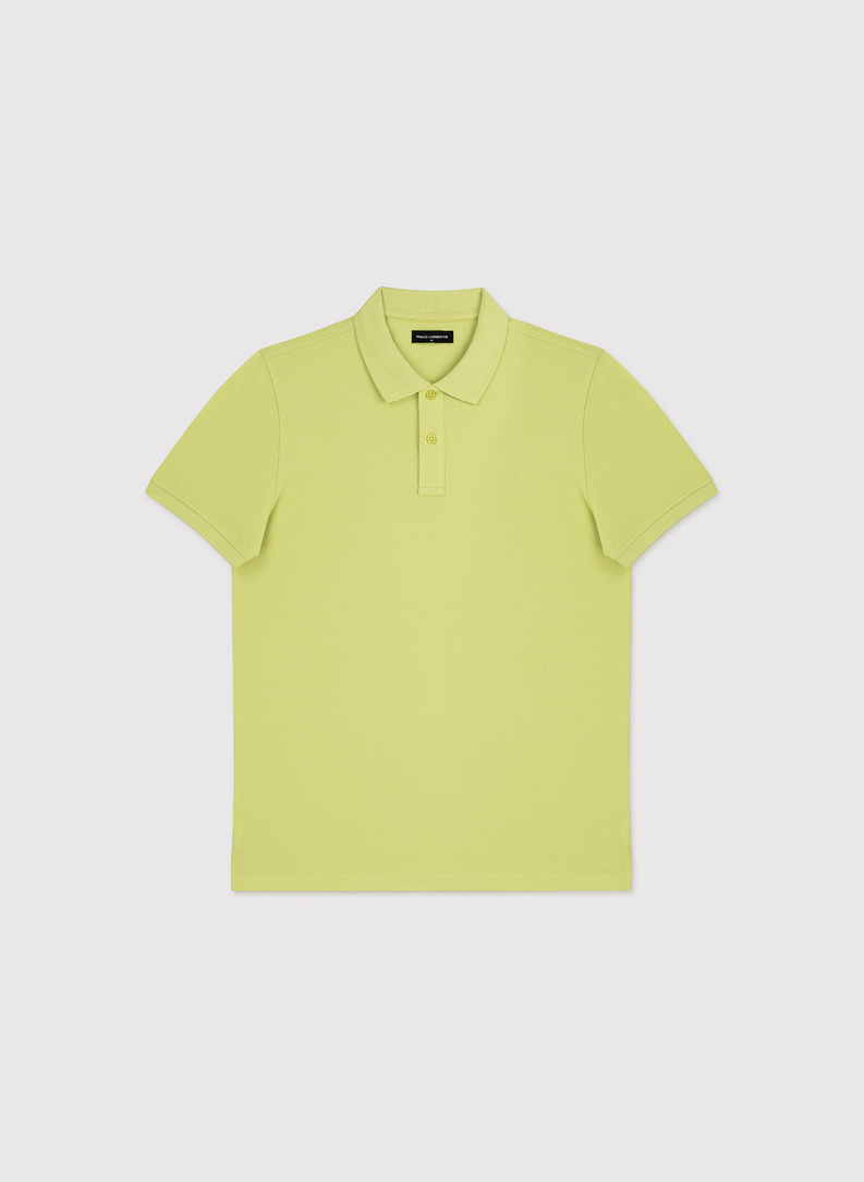 Zielone bawełniane polo męskie