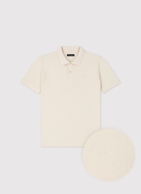 Polo męskie w kolorze ecru