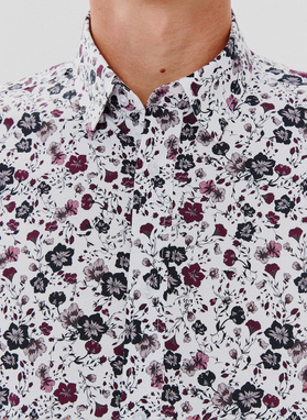 Koszula męska w kwiaty