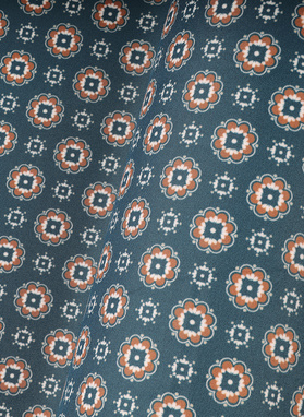 Poszetka w kolorze morskim