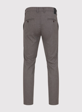 Brązowe casualowe spodnie męskie