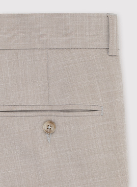 Spodnie garniturowe w kolorze beżowym