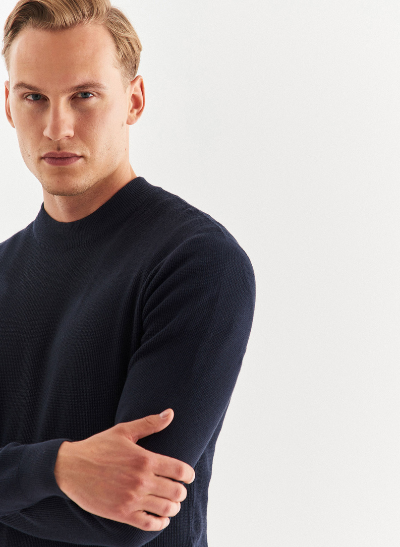 Półgolf męski granatowy P22WF-2X-006-G-0