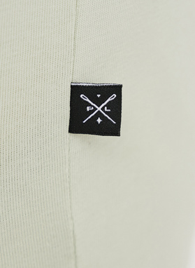 Oliwkowy t-shirt oversize