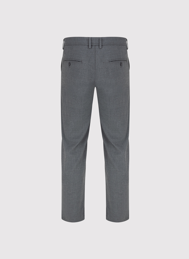 Ciemnoszare spodnie casual