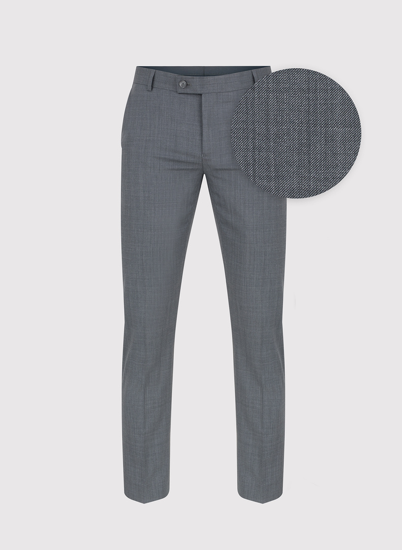 Spodnie garniturowe w kolorze szarym