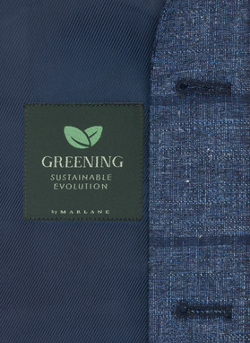 Granatowa marynarka męska w kratkę