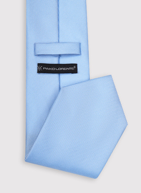 Niebieski krawat męski