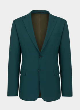 Zielona marynarka garniturowa P22SF-3G-017-Z-S