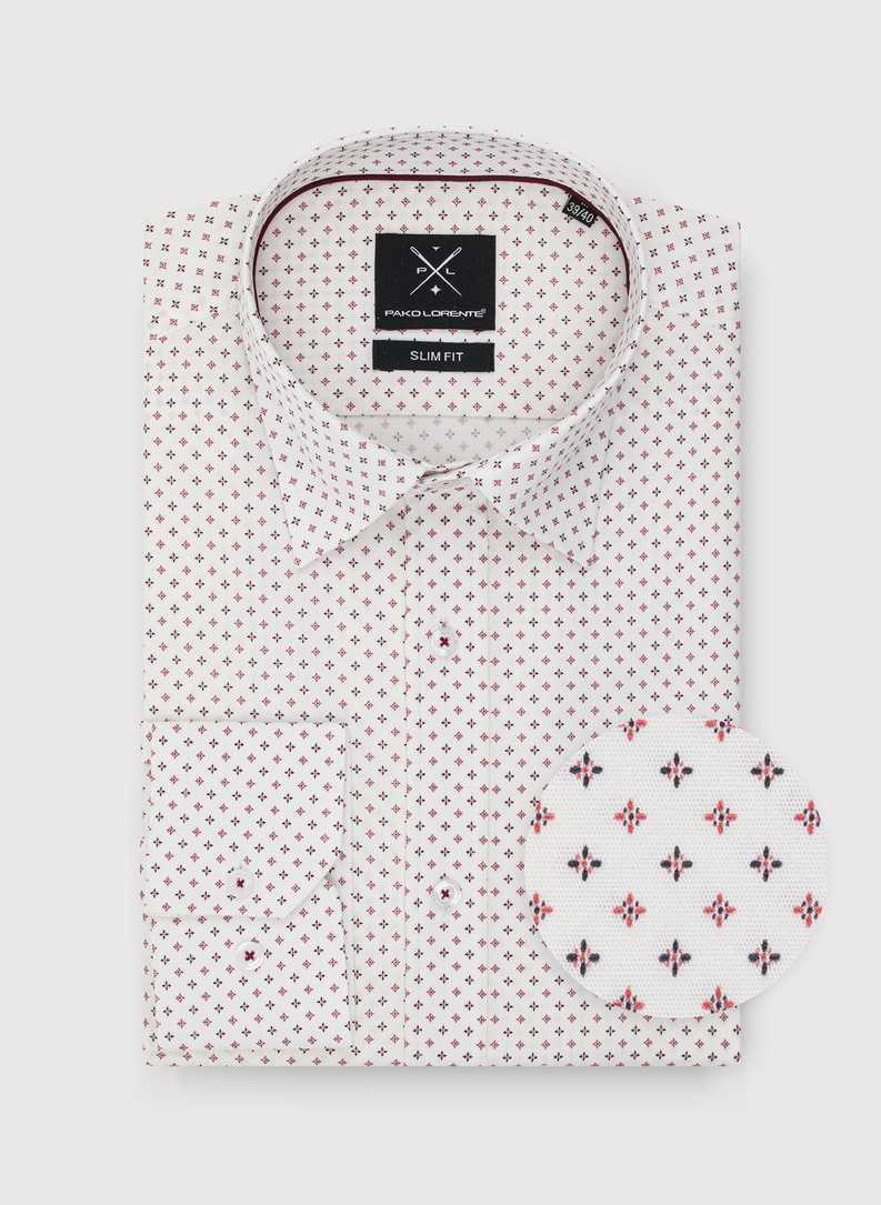 Koszula męska w mikrowzór