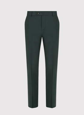 Spodnie garniturowe w kolorze zielonym