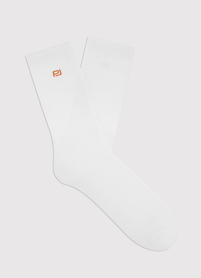 Białe skarpety męskie