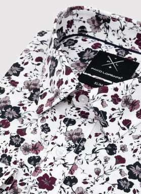 Koszula męska w kwiaty