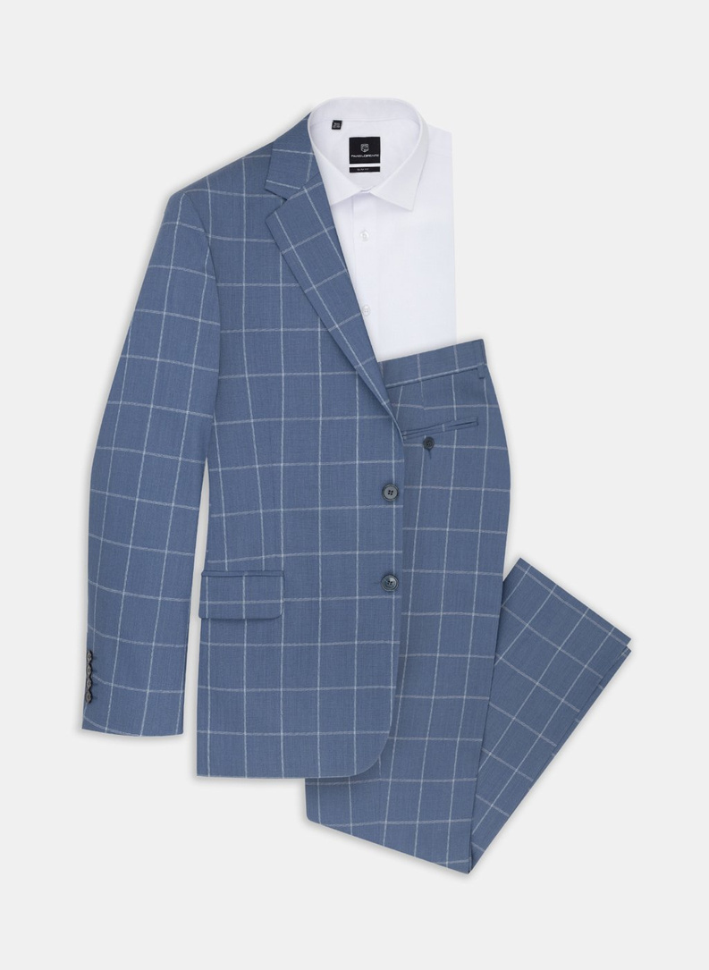 Spodnie męskie garniturowe BASSUI PPLM9-6G-204-N