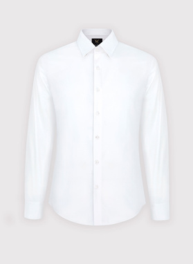 Elegancka biała koszula męska