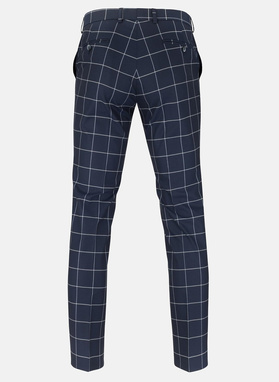 Granatowy garnitur w kratę CECIL 