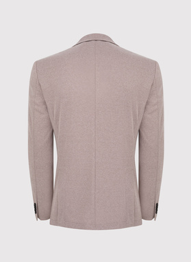 Beżowa męska marynarka casualowa