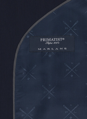 Granatowa dwurzędowa marynarka męska