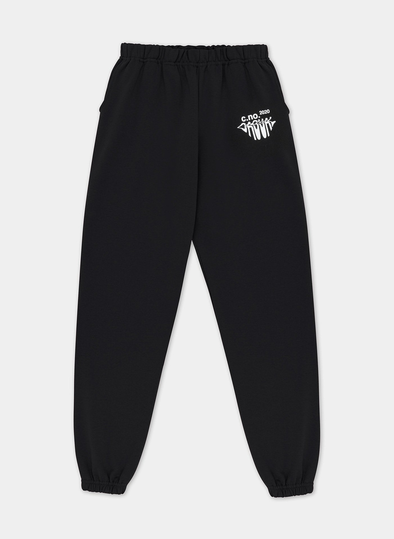 Czarne spodnie dresowe oversize C21SF-WD-002-C