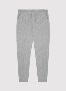 Dzianinowe spodnie dresowe w szarym kolorze