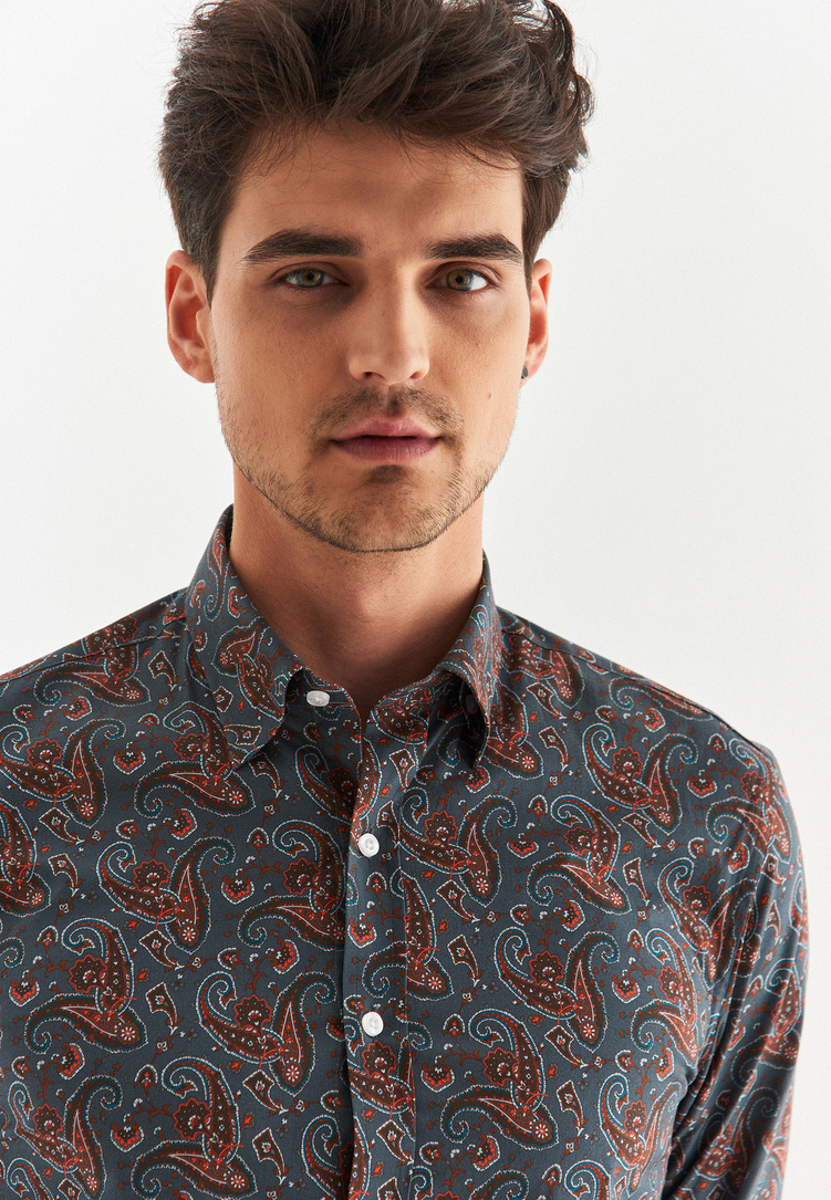 Koszula męska P22WF-1X-030-L-S