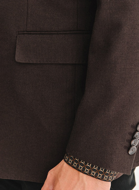 Brązowa marynarka męska