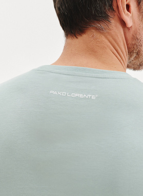 Bawełniany zielony t-shirt