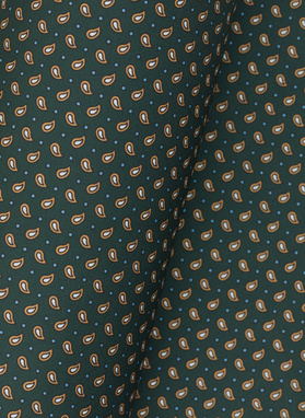 Zielona poszetka w mikrowzór