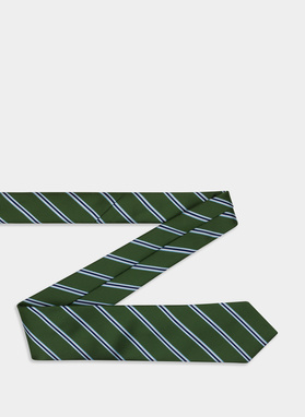 Krawat męski zielony P22SF-KX-021-Z-0