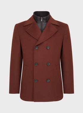 Płaszcz męski rudy P22WF-7X-003-P-0