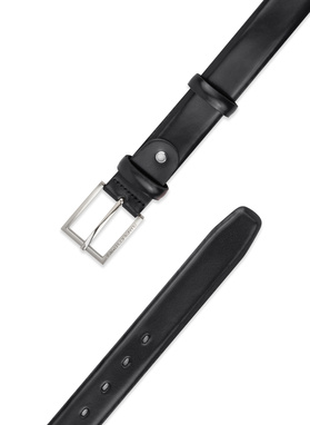 Czarny pasek męski  