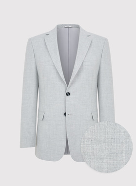 Marynarka garniturowa w kolorze jasnoszarym
