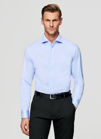 Niebieska koszula w prążek