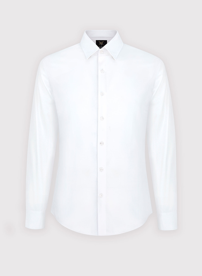 Elegancka biała koszula męska