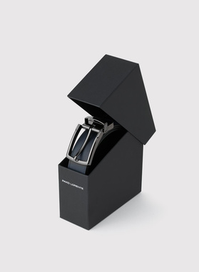 Dwustronny skórzany pasek męski