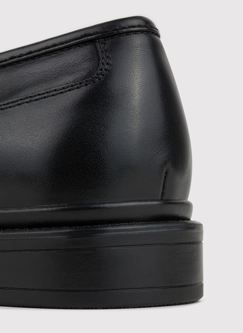 Czarne mokasyny męskie