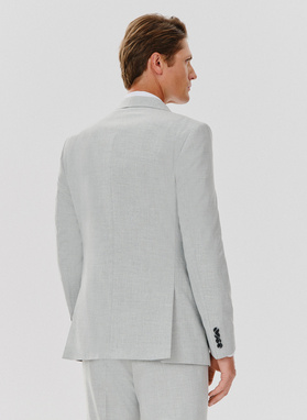 Marynarka garniturowa w kolorze jasnoszarym
