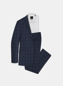 Granatowa marynarka garniturowa P21WP-3G-035-G