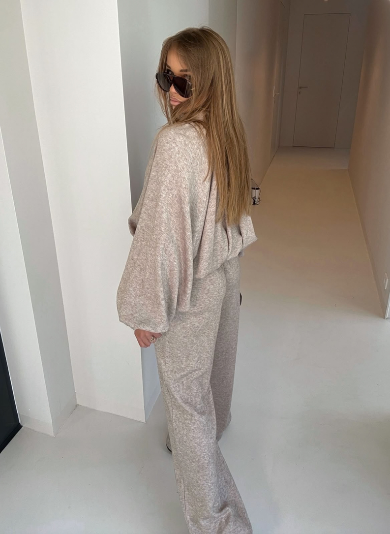 Komplet bluza i spodnie POOL COZY mocca