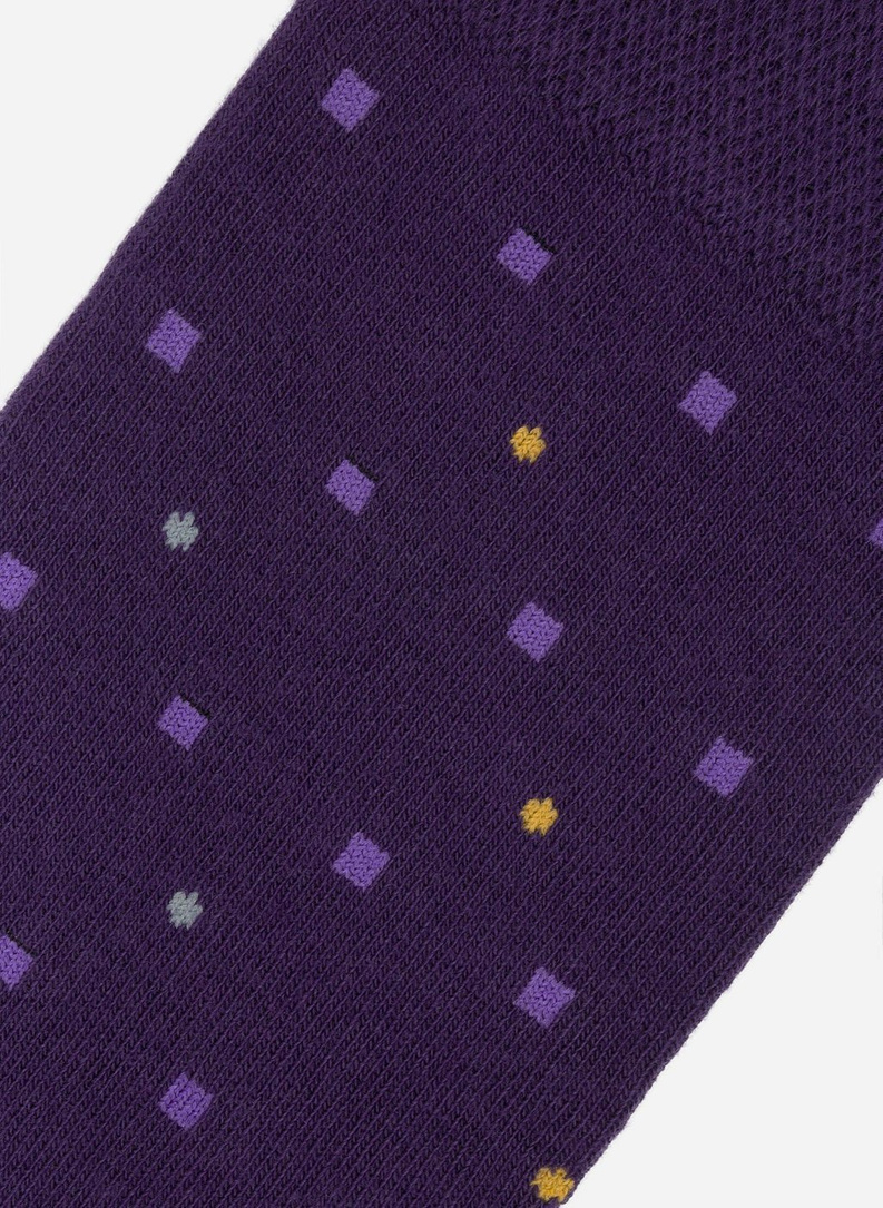 Skarpetki w kwadraty P000B-SX-513-F