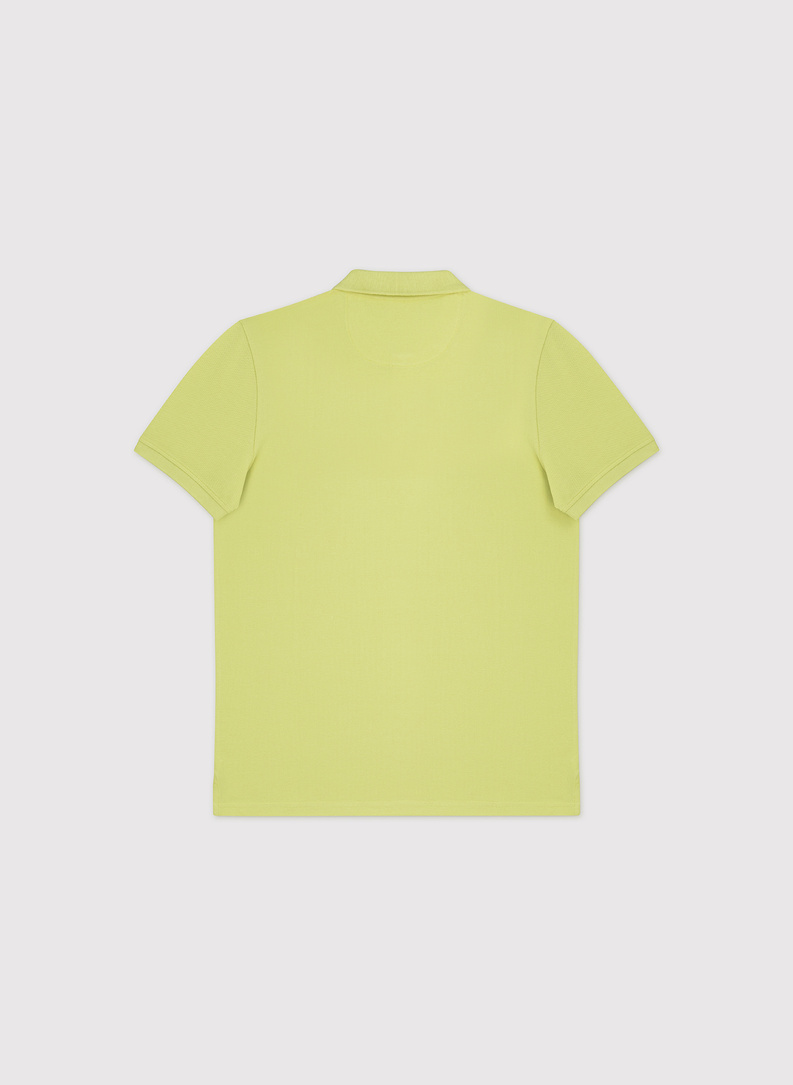 Zielone bawełniane polo męskie