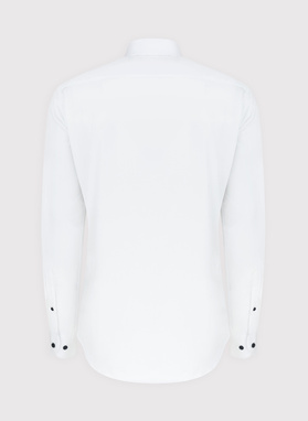 Biała koszula męska z bawełny