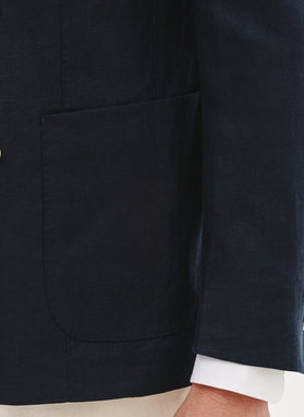 Lniana marynarka dwurzędowa