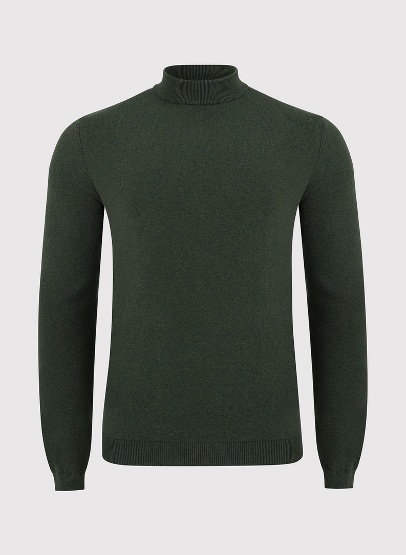 Półgolf męski zielony P22WF-2X-007-Z-0