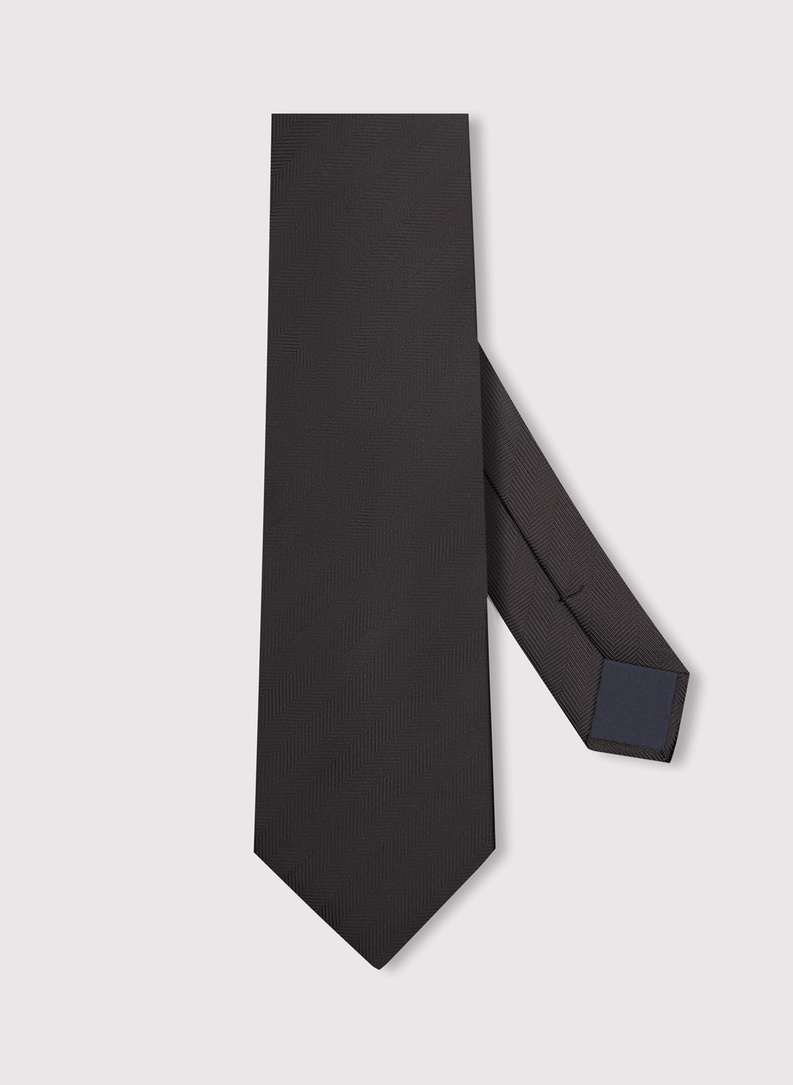 Czarny krawat męski