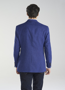 Niebieska marynarka męska