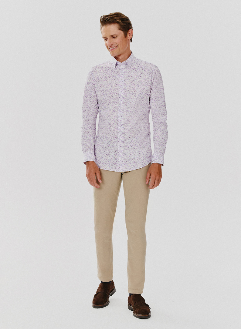 Koszula męska z zwierzęcym wzorem